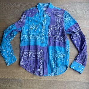 Re-Worked Cancun bandana-print shirt